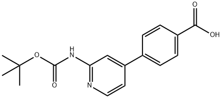 4-(2-Boc-amino-pyridin-4-yl)-benzoic acid