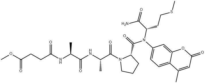MEOSUC-ALA-ALA-PRO-MET-AMC