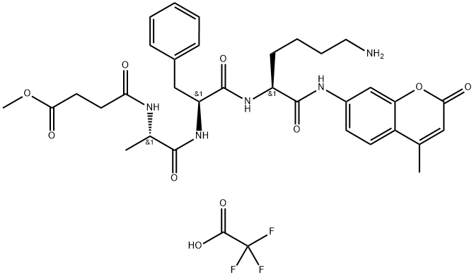 MEOSUC-ALA-PHE-LYS-AMC · TFA