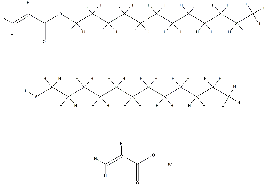2-Propenoic acid telomer with 1-dodecanethiol and dodecyl 2-propenoate, potassium salt