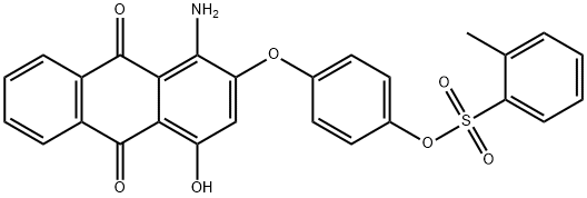 4-[(1-amino-9,10-dihydro-4-hydroxy-9,10-dioxo-2-anthryl)oxy]phenyl o-toluenesulphonate
