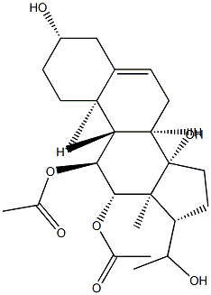 Pregn-5-ene-3β,11α,12β,14β,20-pentol 11,12-diacetate
