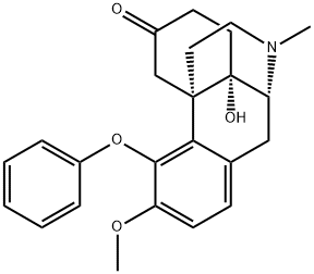 14-Hydroxy-3-Methoxy-N-Methyl-6-oxo-4-phenoxy-Morphinan