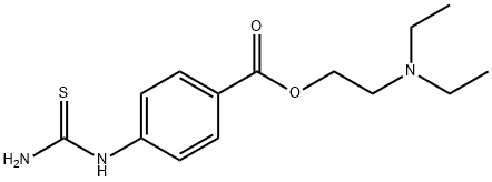 2-(Diethylamino)ethyl=p-thioureidobenzoate
