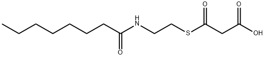 Malonic acid, thio-, S-ester with N-(2-mercaptoethyl)octanamide