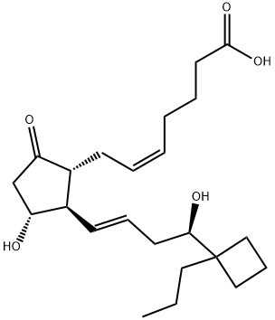 9-OXO-11ALPHA,16R-DIHYDROXY-17-CYCLOBUTYL-5Z,13E-DIEN-1-OIC ACID