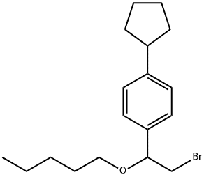 [α-(Bromomethyl)-p-cyclopentylbenzyl]pentyl ether