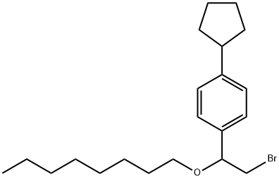 [α-(Bromomethyl)-p-cyclopentylbenzyl]octyl ether
