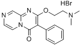 2-(2-Dimethylaminoethoxy)-3-phenyl-4H-pyrazino(1,2-a)pyrimidin-4-one h ydrobromide