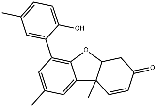 4a,9b-Dihydro-6-(2-hydroxy-5-methylphenyl)-8,9b-dimethyldibenzofuran-3(4H)-one