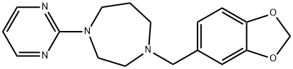 2-(Hexahydro-4-piperonyl-1H-1,4-diazepin-1-yl)pyrimidine