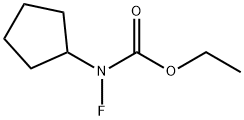 Cyclopentanecarbamic acid, N-fluoro-, ethyl ester (8CI)