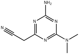 2-(4-氨基-6-二甲基氨基-1,3,5-三嗪-2-基)乙烷腈