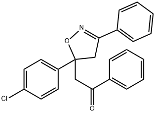 5-(2-Acetylphenyl)-5-(4-chlorophenyl)-3-phenyl-2-isoxazoline
