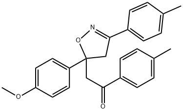 α-[5-(p-Methoxyphenyl)-3-p-tolyl-2-isoxazolin-5-yl]-4'-methylacetophenone