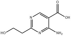 5-Pyrimidinecarboxylic acid, 4-amino-2-(2-hydroxyethyl)- (8CI)