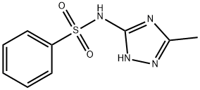 Benzenesulfonamide, N-(5-methyl-s-triazol-3-yl)- (8CI)