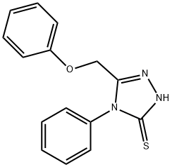 5-苯氧基甲基-4-苯基-4H-[1,2,4]三唑-3-硫醇