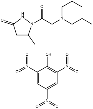 3-Pyrazolidinone, 1-(N,N-dipropylglycyl)-5-methyl-, monopicrate