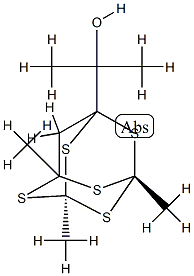 α,α,1,5,7-Pentamethyl-2,4,6,8,9-pentathiaadamantane-3-methanol