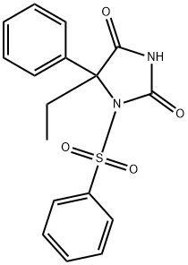 1-benzenesulfonyl-5-ethyl-5-phenylhydantoin