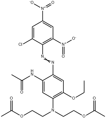 2,2'-[[5-acetamido-4-[(2-chloro-4,6-dinitrophenyl)azo]-4-ethoxyphenyl]imino]diethyl diacetate