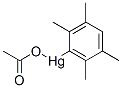 Acetoxy(2,3,5,6-tetramethylphenyl)mercury(II)