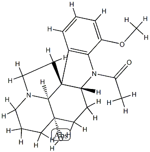 1-Acetyl-5-hydroxy-17-methoxy-20,21-dinoraspidospermidine