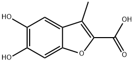 2-Benzofurancarboxylicacid,5,6-dihydroxy-3-methyl-(8CI)