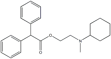 Diphenylacetic acid 2-(cyclohexylmethylamino)ethyl ester