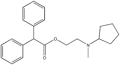 Diphenylacetic acid 2-(cyclopentylmethylamino)ethyl ester