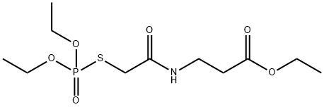 N-[[(Diethoxyphosphinyl)thio]acetyl]-β-alanine ethyl ester