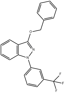 3-(Benzyloxy)-1-[3-(trifluoromethyl)phenyl]-1H-indazole