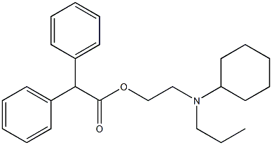 Diphenylacetic acid 2-[(3-cyclohexylpropyl)amino]ethyl ester