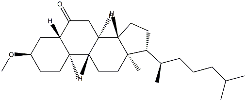 3α-Methoxy-5α-cholestan-6-one