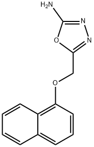 5-[(1-NAPHTHYLOXY)METHYL]-1,3,4-OXADIAZOL-2-AMINE