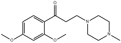 2',4'-Dimethoxy-β-(4-methyl-1-piperazinyl)propiophenone