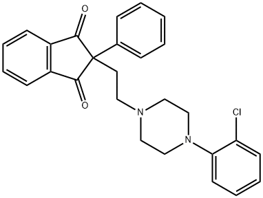 2-[2-[4-(o-Chlorophenyl)-1-piperazinyl]ethyl]-2-phenyl-1,3-indanedione