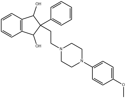 2-[2-[4-(p-Methoxyphenyl)-1-piperazinyl]ethyl]-2-phenyl-1,3-indanediol