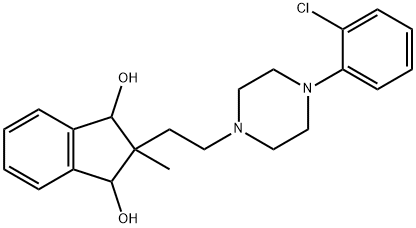 2-[2-[4-(o-Chlorophenyl)-1-piperazinyl]ethyl]-2-methyl-1,3-indanediol