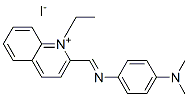 2-[[[4-(dimethylamino)phenyl]imino]methyl]-1-ethylquinolinium iodide