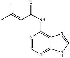 3-Methyl-N-(1H-purin-6-yl)-2-butenamide