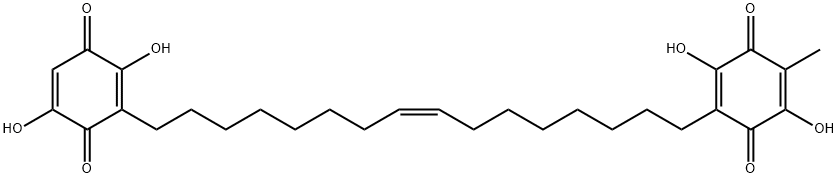 5-Methyl[2,2'-[(8Z)-8-hexadecene-1,16-diyl]bis(3,6-dihydroxy-1,4-benzoquinone)]
