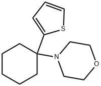 1-(1-(2-thienyl)cyclohexyl)morpholine