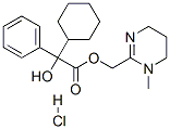 (1-methyl-5,6-dihydro-4H-pyrimidin-2-yl)methyl 2-cyclohexyl-2-hydroxy-2-phenyl-acetate hydrochloride