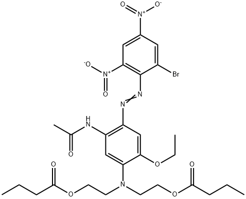 [[5-(acetylamino)-4-[(2-bromo-4,6-dinitrophenyl)azo]-2-ethoxyphenyl]imino]diethylene dibutyrate