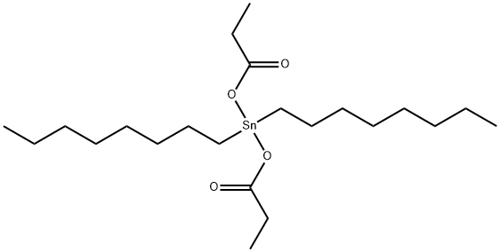 Dipropionic acid dioctyltin(IV) salt