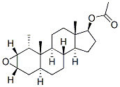 Androstan-17-ol, 2,3-epoxy-1-methyl-, acetate, (1alpha,2beta,3beta,5al pha,17beta)-