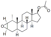 Androstan-17-ol, 2,3-epoxy-1-methyl-, acetate, (1alpha,2alpha,3alpha,5 alpha,17beta)-