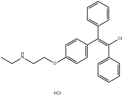 N-Desethyl-E-CloMiphene Hydrochloride Salt